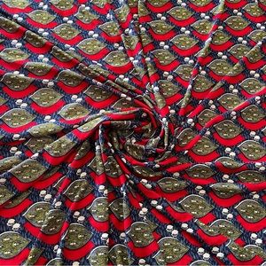 African Print Ankara Poly Print Stretchy Fabric